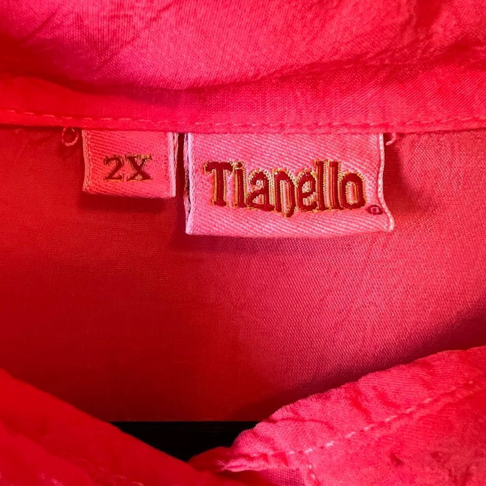 TIANELLO Tencel Velvet Pink Christiana Blouse - Picture 6 of 8